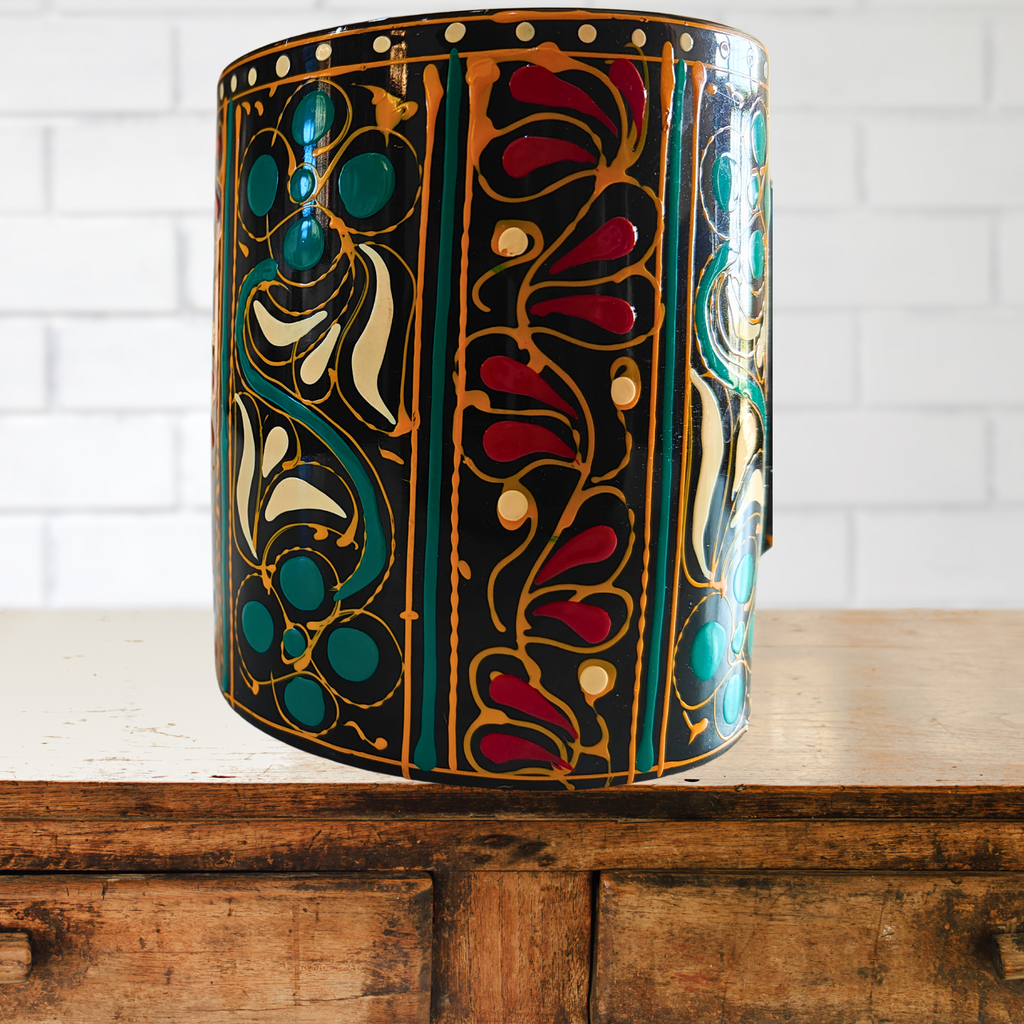 Hand-Painted Ceramic Mug | Truck Art | Mandala Art Decorative Mug | Artisan Home Décor Australia