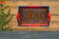 Mandala Hand-Painted Wooden Tray | Handmade Pakistani Swati Art Serving Tray | Decorative & Gift Tray