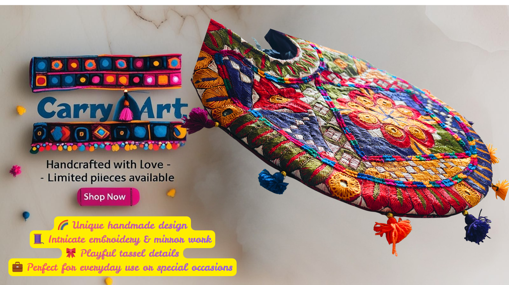 ✨ Sindhi Embroidered Vintage Shoulder Bag ✨