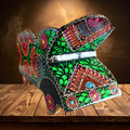 Hand-Painted Truck Art Tissue Holder | South Asian Wooden Tissue Box Cover | Handmade Home Décor Australia
