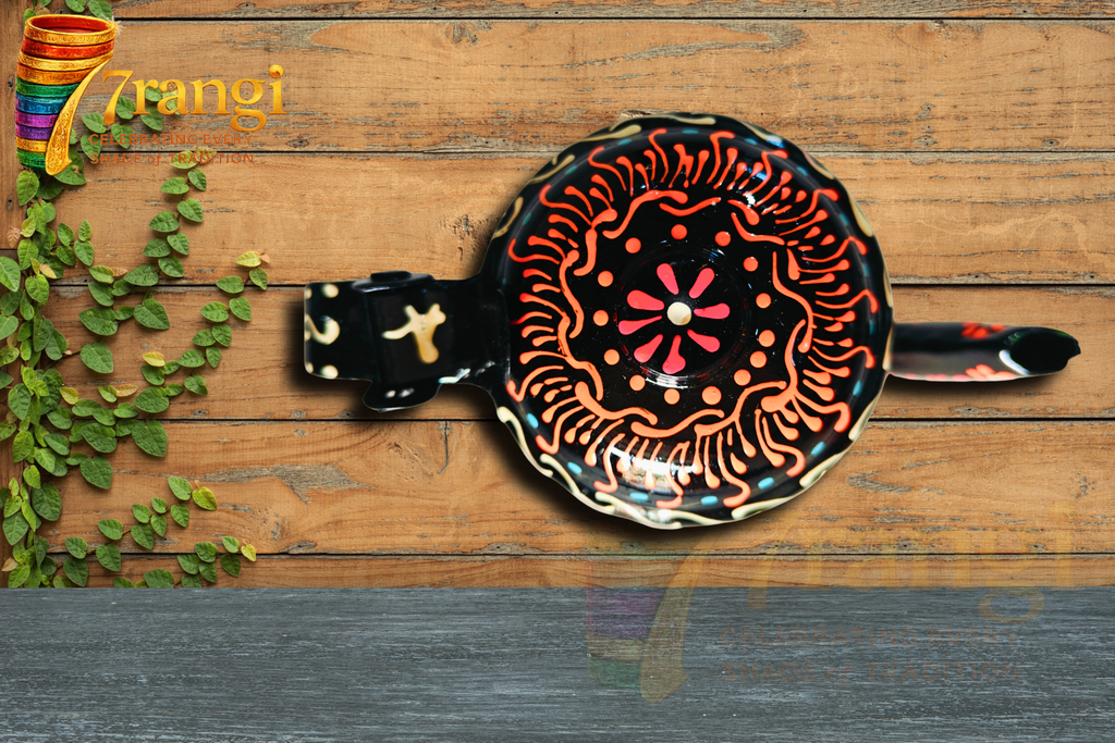 Truck Art Chainak (Medium) | Handmade Pakistani Tea Pot | Decorative & Serving Kettle