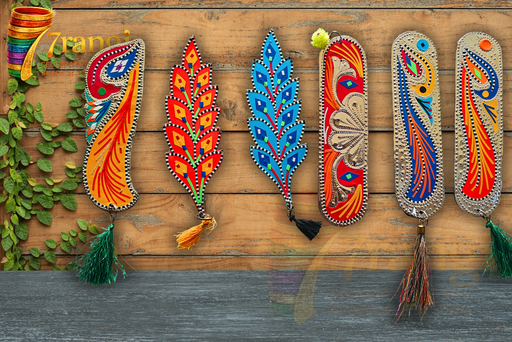 Truck Art Chamakpatti Bookmarks | Handmade Pakistani Metal Bookmarks | Colorful Gift for Readers