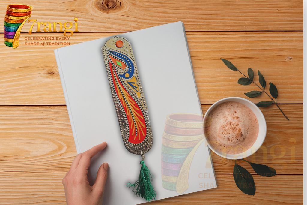 Truck Art Chamakpatti Bookmarks | Handmade Pakistani Metal Bookmarks | Colorful Gift for Readers