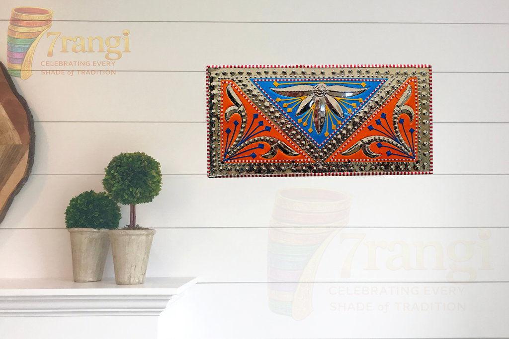 Truck Art Keyholder | Chamakpatti Wall Key Hanger | Handmade Pakistani Wooden Key Rack