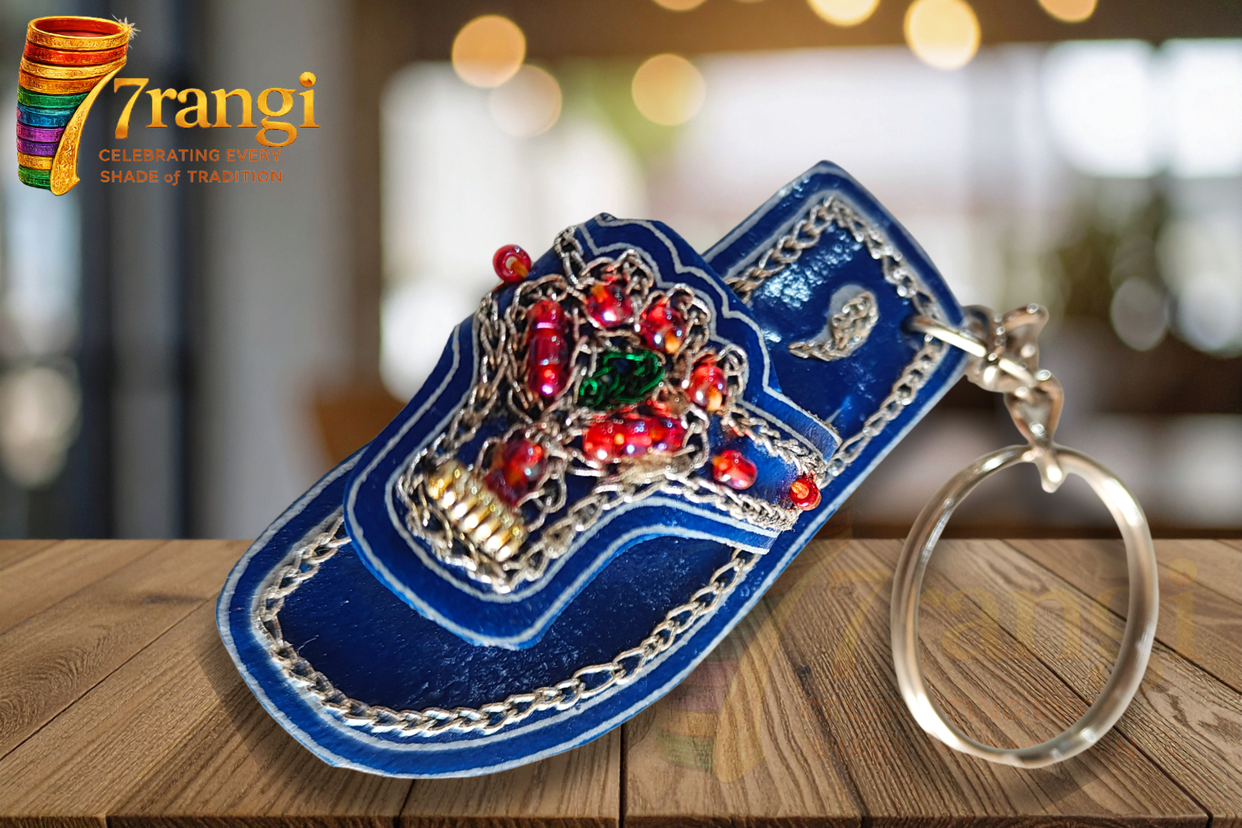 Chappal & Khussa Keychain | Handmade Punjabi Cultural Keyring | Mini Traditional Souvenir