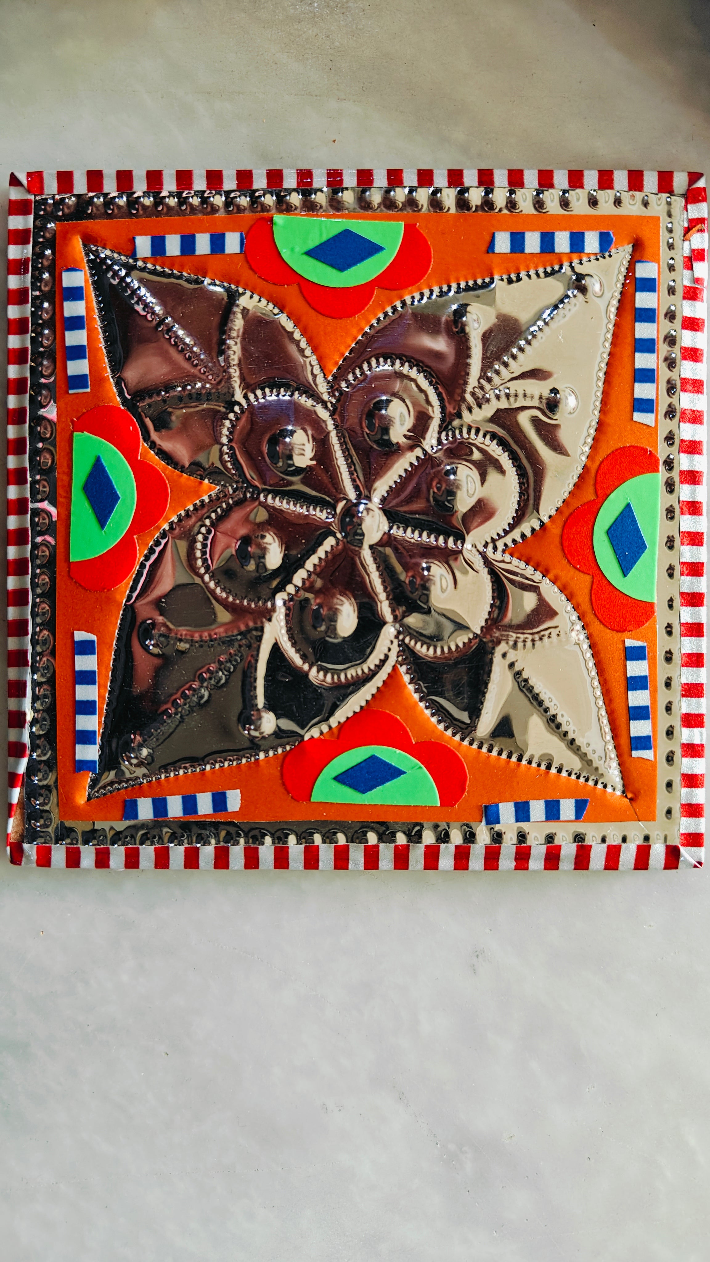 Truck Art Coaster Set Of Six (Chamakpatti)