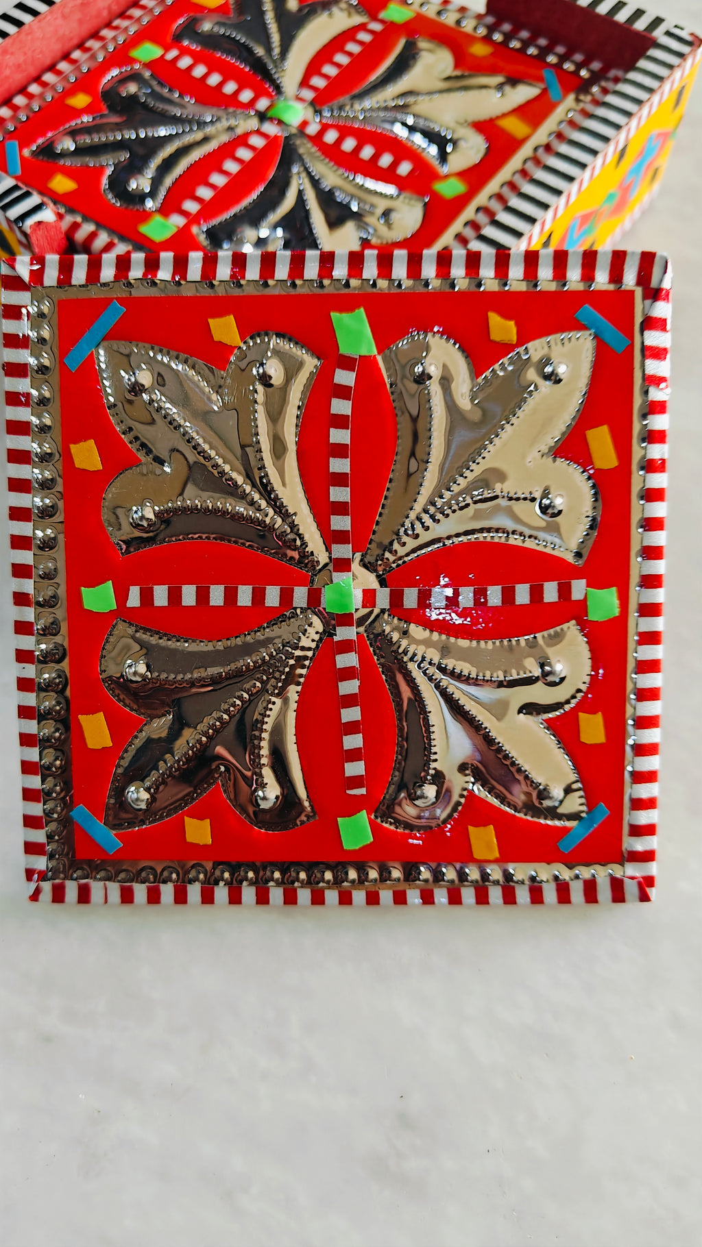 Truck Art Coaster Set Of Six (Chamakpatti)