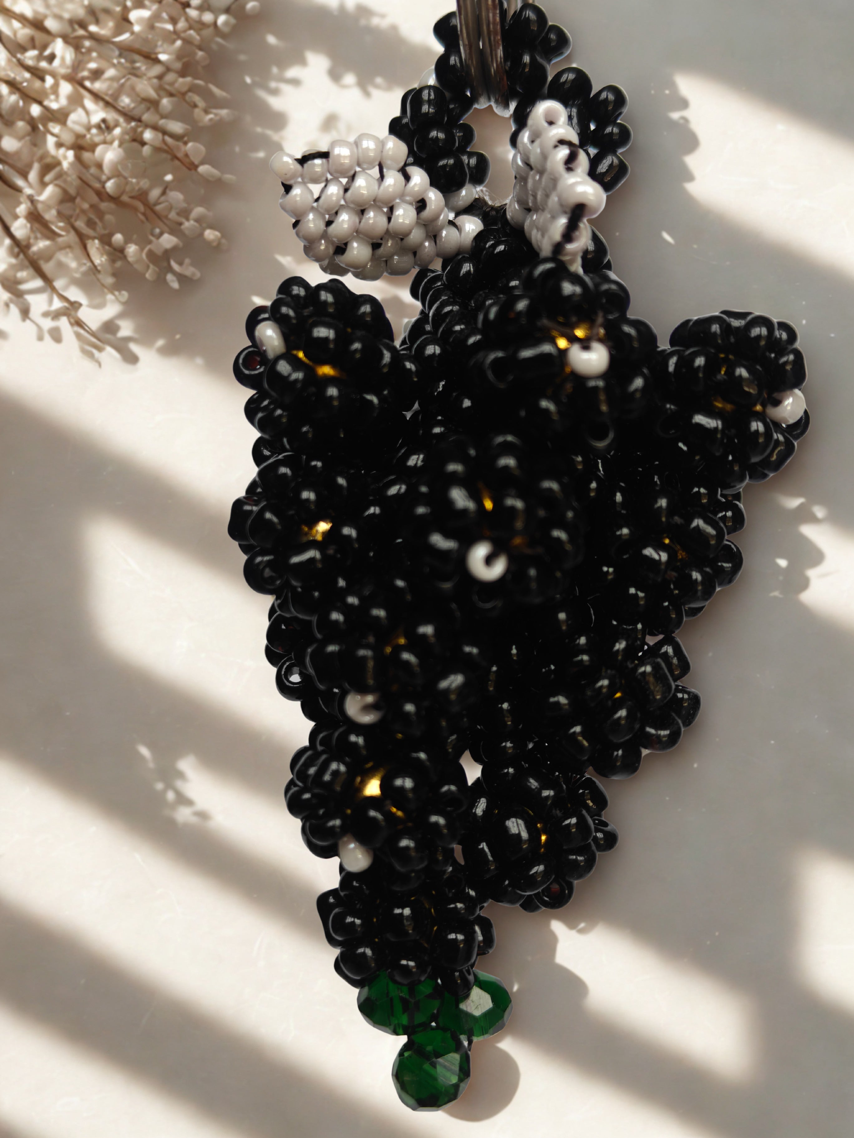 Handmade Red Beaded Girl Bag Charm – Cute Fruit-Inspired Keychain | Aesthetic Purse Accessory | Unique Gift for Her Australia