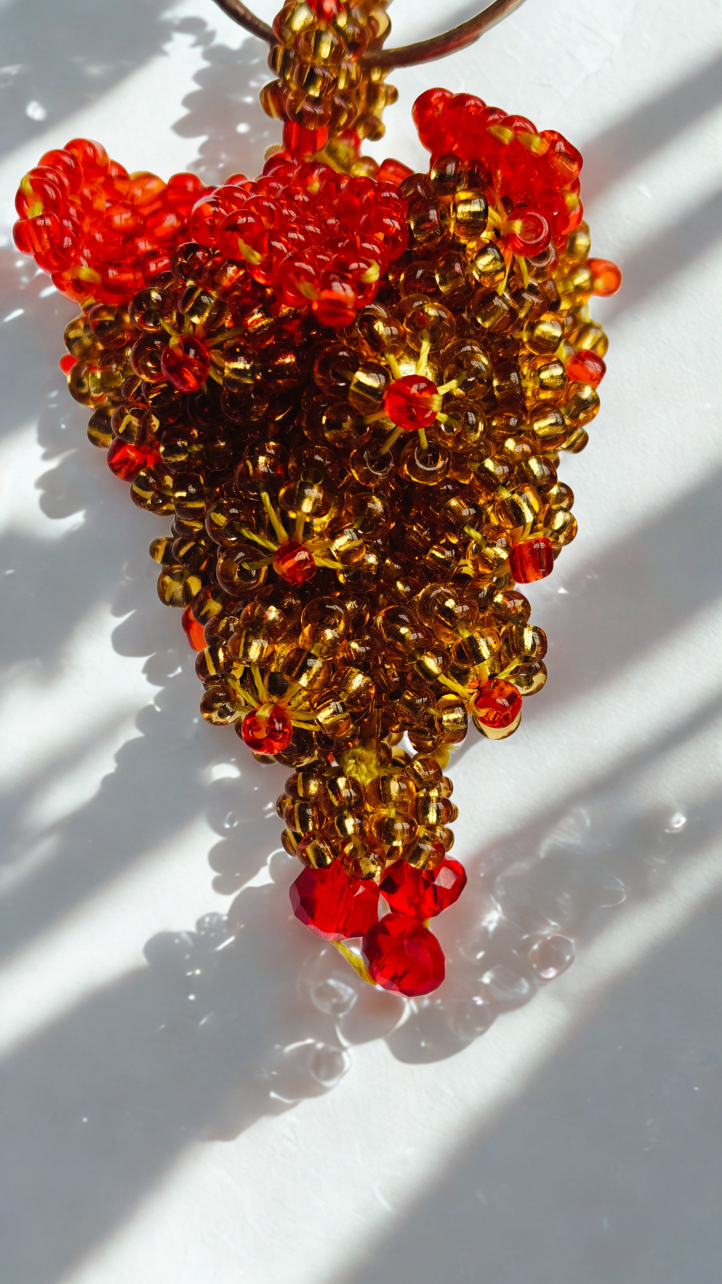 Handmade Red Beaded Girl Bag Charm – Cute Fruit-Inspired Keychain | Aesthetic Purse Accessory | Unique Gift for Her Australia