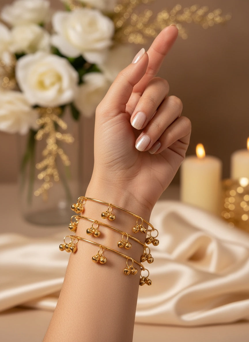 Kashmiri Ghungroo Bangles Set